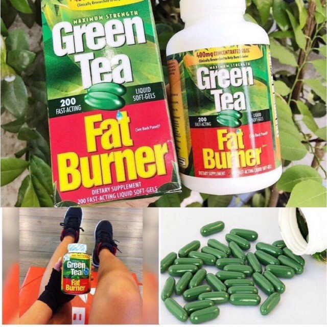 Viên uống giảm cân trà xanh Green Tea Fat Burner 200 viên