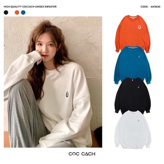 Áo nỉ dài tay nam nữ cao cấp AD9630 - by COC CACH