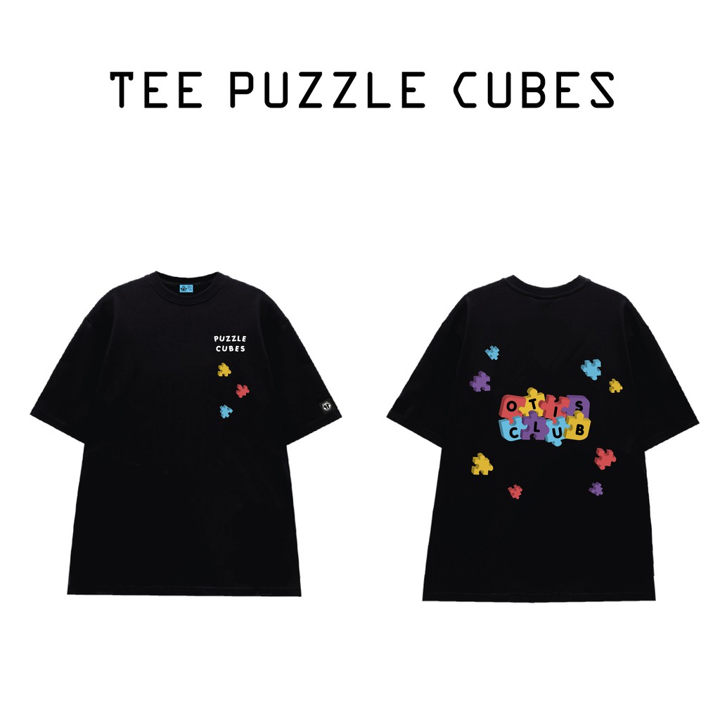 Áo thun tay lỡ unisex local brand Otis Club - Tee Puzzle Cubes