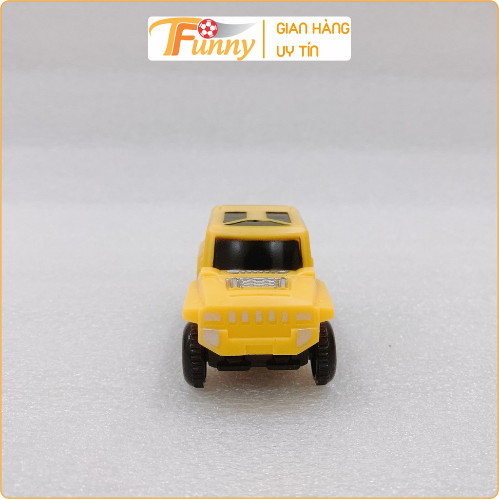 Xe Ô Tô Chạy Đường Ray T Funny, Nhựa ABS Cao Cấp, Cỡ 3 x 8cm