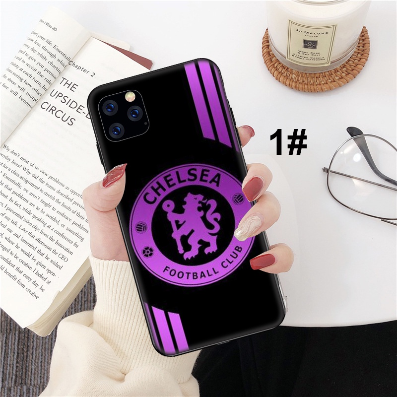 Ốp Điện Thoại Mềm Họa Tiết Câu Lạc Bộ Bóng Đá Chelsea Cho iPhone 7 8 7+ 8+ 6+ 6S+ XR XS Max 5 5s C19