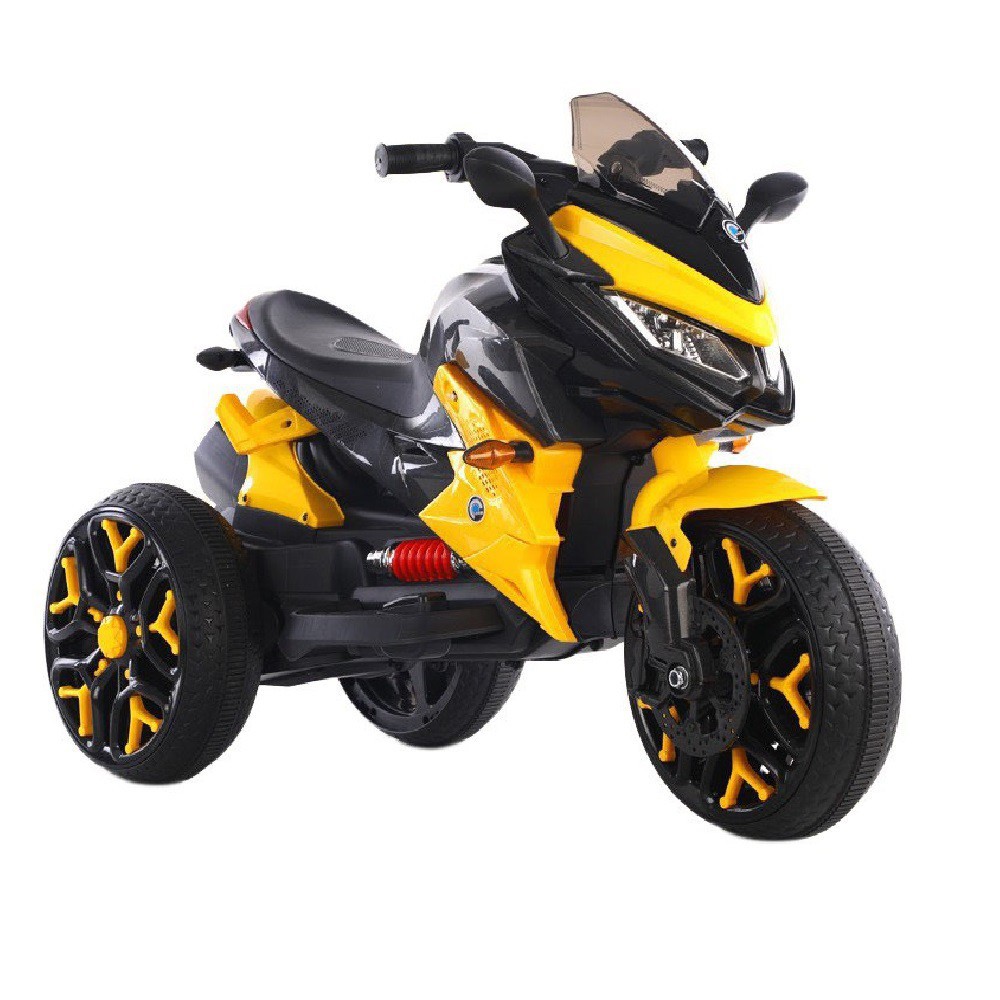 Xe máy điện moto 3 bánh trẻ em BABY-MART 5188 dáng thể thao (Đỏ-Trắng-Xanh-Vàng)