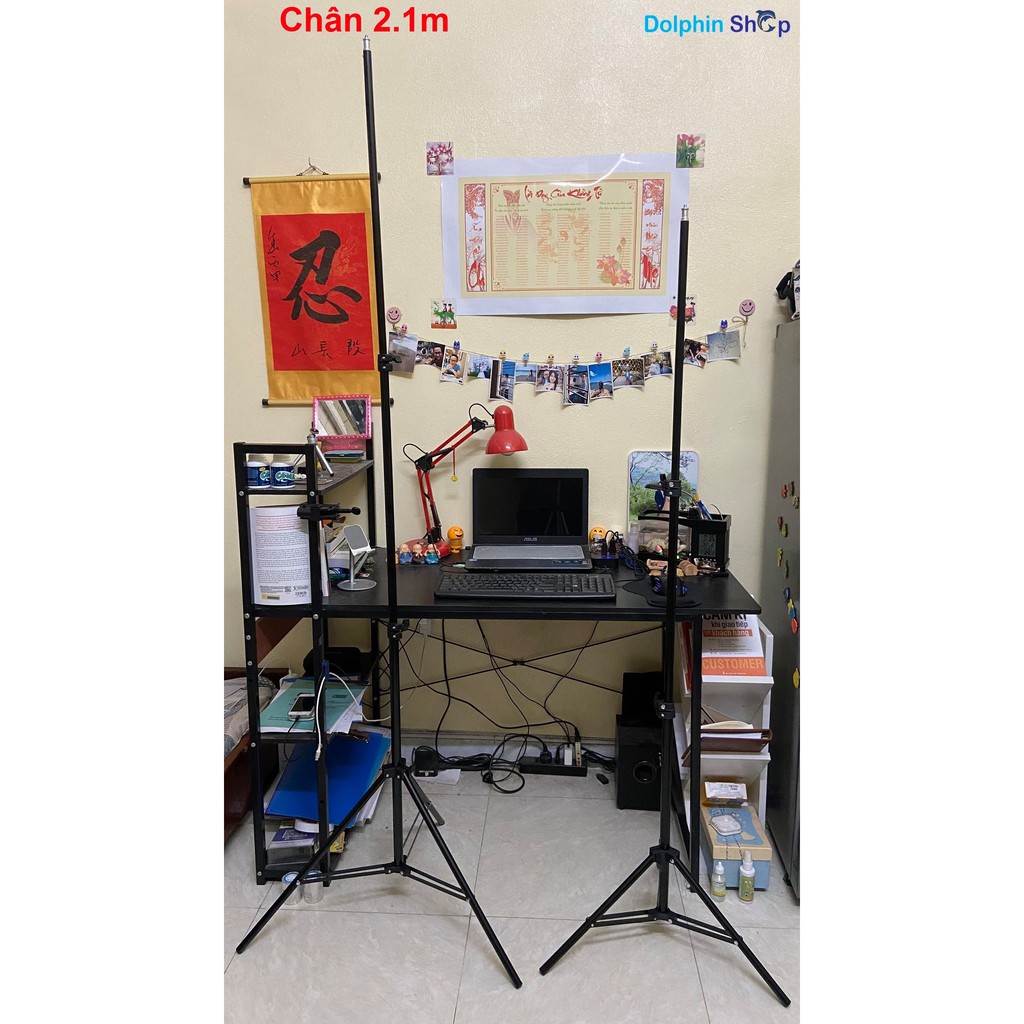 [Có Clip] Chân Đèn Studio, Chân Đèn Flash Cho Chụp Ảnh, Quay Phim, Chân Đèn Livestream