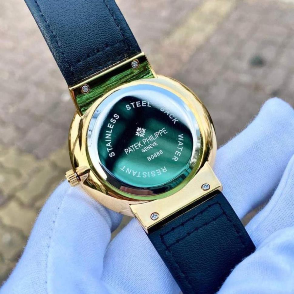 Đồng hồ Nam Patek philippe dây da mềm, kính chống xước, thẻ bảo hành 12 tháng - Patek | BigBuy360 - bigbuy360.vn