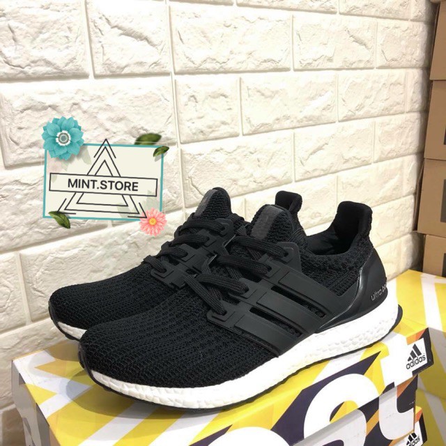 (Video cận cảnh) Giày Sneaker Ultra boost 4.0 Đen Trắng