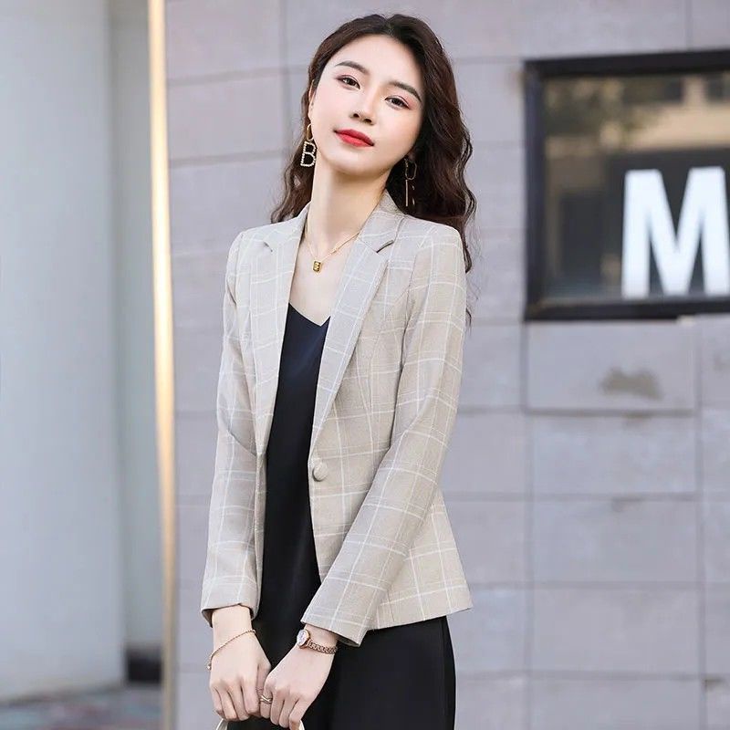 Áo Khoác Vest Mỏng Tay Dài Dáng Ôm size Lớn Thời Trang Mùa Hè Hàng Mới Dành Cho Bạn Nữ