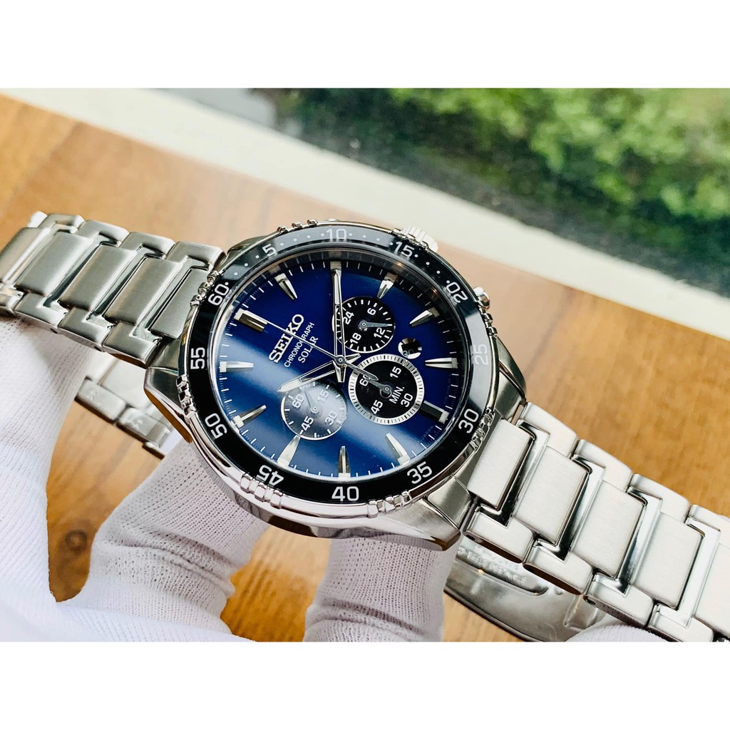 Đồng hồ NAM SEIKO CHRONOGRAPH SOLAR SSC445P1 - Mạnh mẽ và nam tính