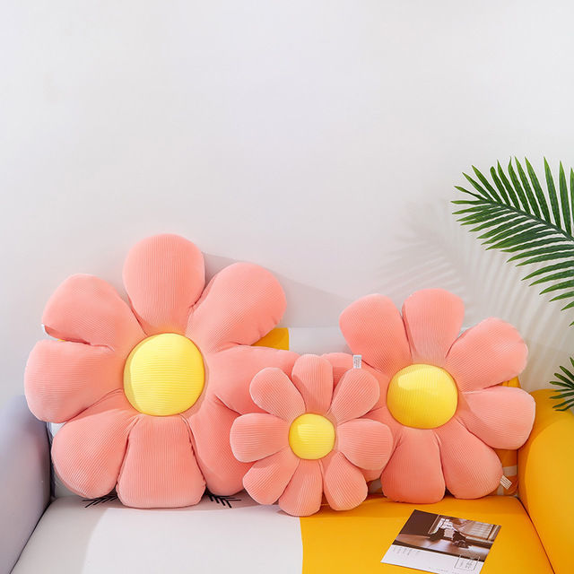 Gối Nhồi Bông Hình Hoa Cúc Đáng Yêu Dùng Ở Nhà
