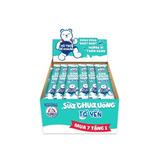  Sữa chua tổ yến Nestlé® Yogu Gấu (Thùng 28+4 gói x 75ml)