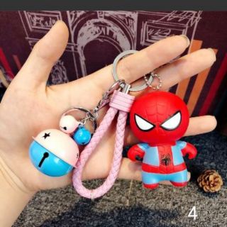 Móc khóa nhện xanh,đỏ.