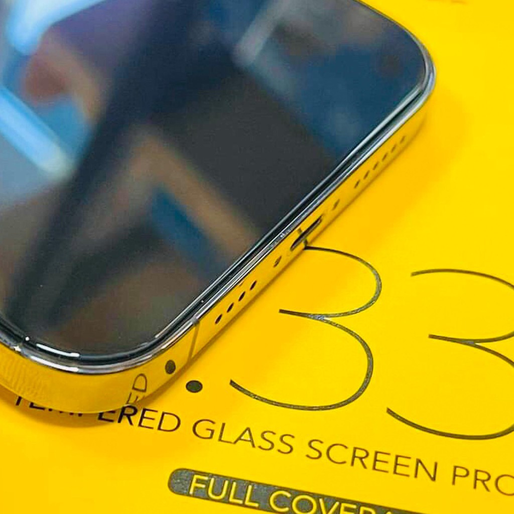 Cường Lực iP 15 HODA 0.33 mm Full Coverage 14Promax/ 14Pro/ 14/ 13/13Pro/13Promax/15/15Pro/15Promax Hàng Chính Hãng Hoda