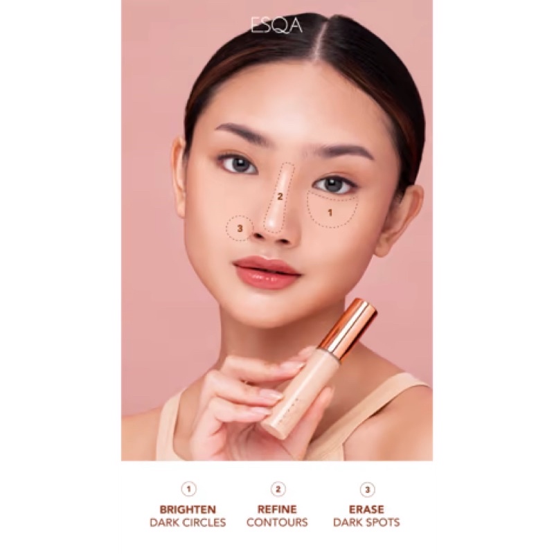 Kem che khuyết điểm ESQA Flawless Liquid Concealer