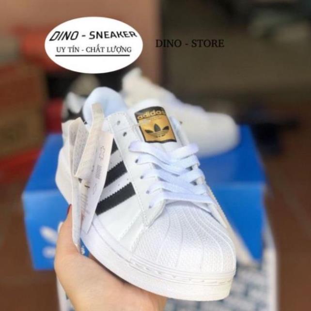 ❗ ✿✠✗giày superstar mũi sò màu trắng sọc đen, thể thao nam nữ adidas vip da thật, ảnh full size ️🏆 🌻