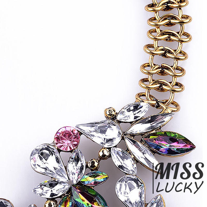 Vòng cổ đính đá thời trang cho nữ