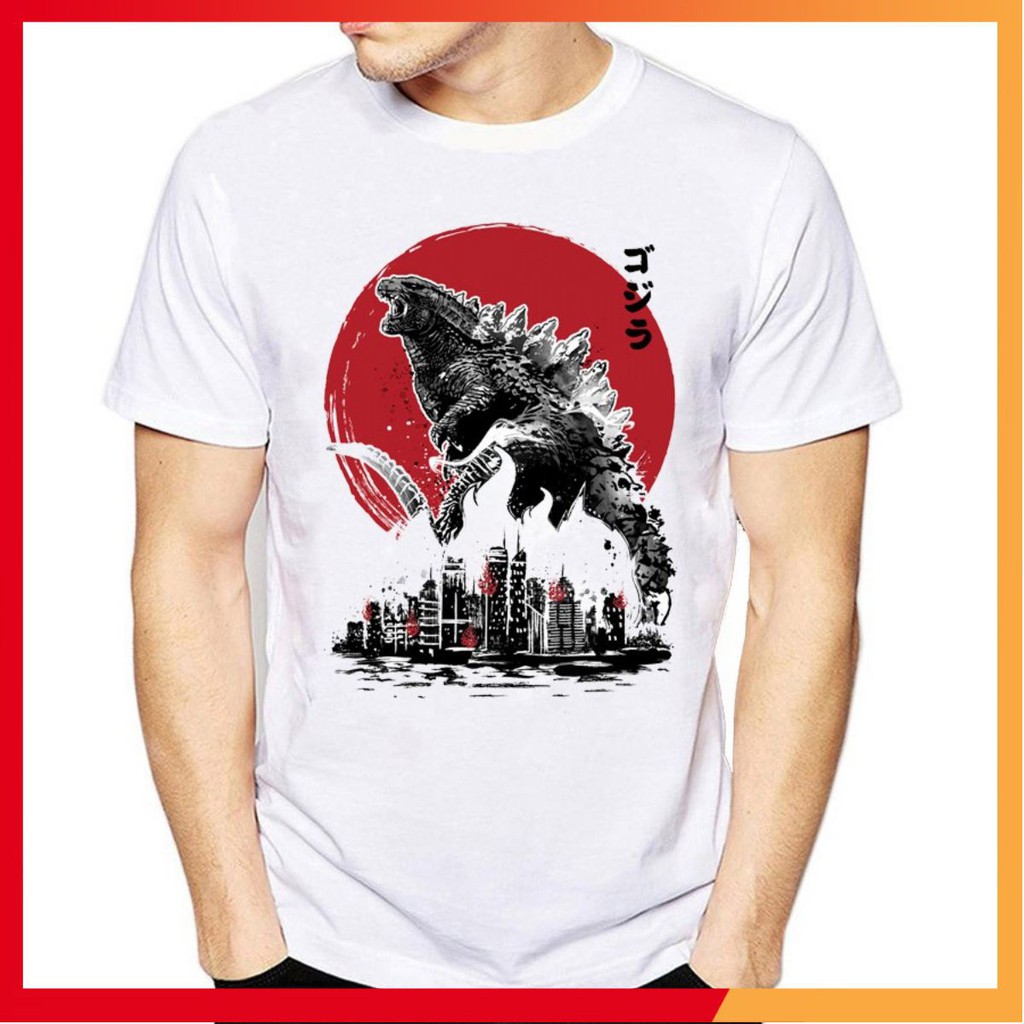 Áo thun Movie in hình Godzilla Nhật Bản - Form rộng AZ F2180
