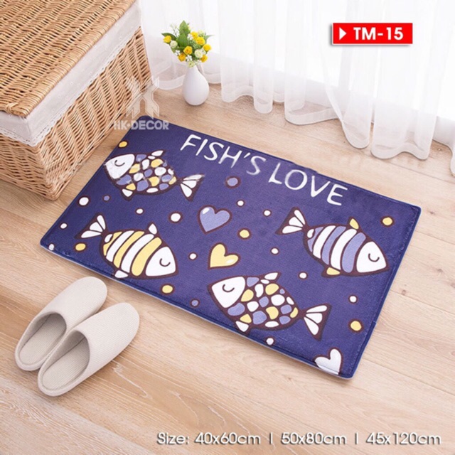 Thảm cao cấp xuất nhật size 45 x120 cm