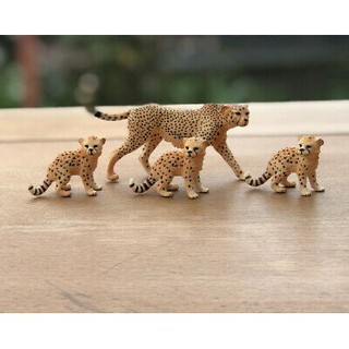 Đồ chơi Schleich Đức - Mẹ con Báo Đốm - Mã sp 14746, 14747