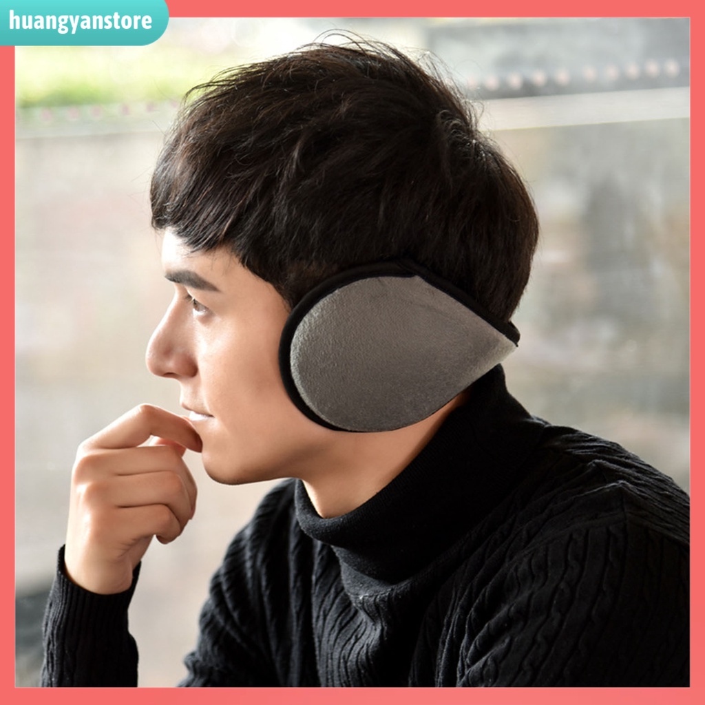 HY| Bông chụp tai giữ ấm linh hoạt cho nam tùy chọn màu sắc