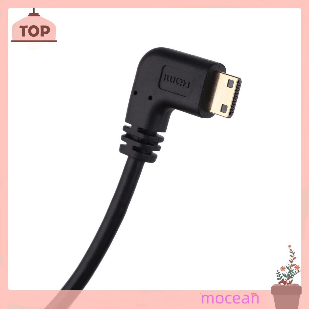 Cáp Chuyển Đổi 50cm Hdmi Sang Mini Hdmi 90 1080p Cho Máy Quay, Máy Tính Bảng