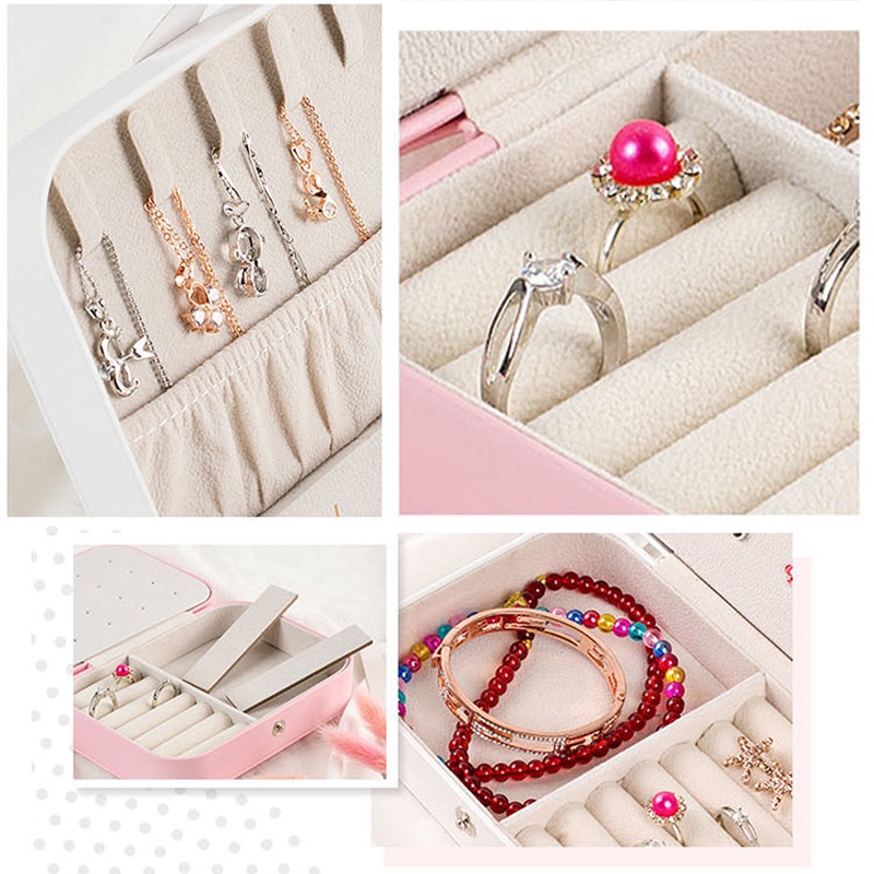 Hộp Da Đựng Trang Sức Đa Năng Chất Lượng