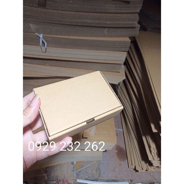10 hộp carton nắp gài 12 x 8 x 4 cm