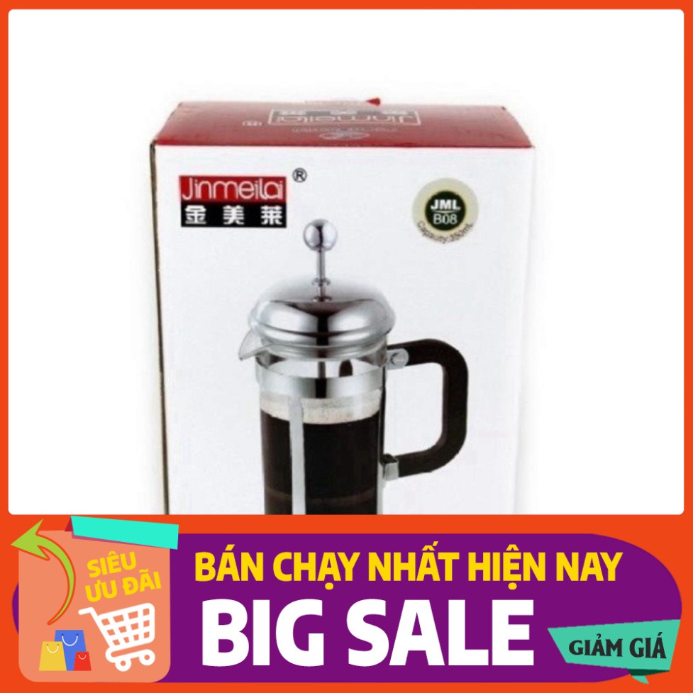 [XẢ KHO] Bình pha trà và cà phê thông minh Kiểu Pháp Jinmeilai dung tích 350ml