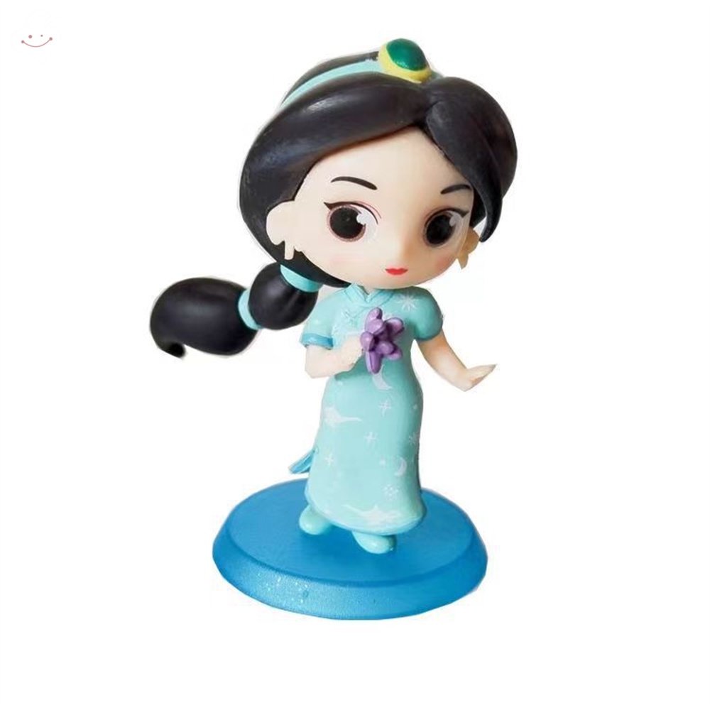 Bộ 6 Mô Hình Công Chúa Disney Dùng Trang Trí Bánh Kem Dễ Thương