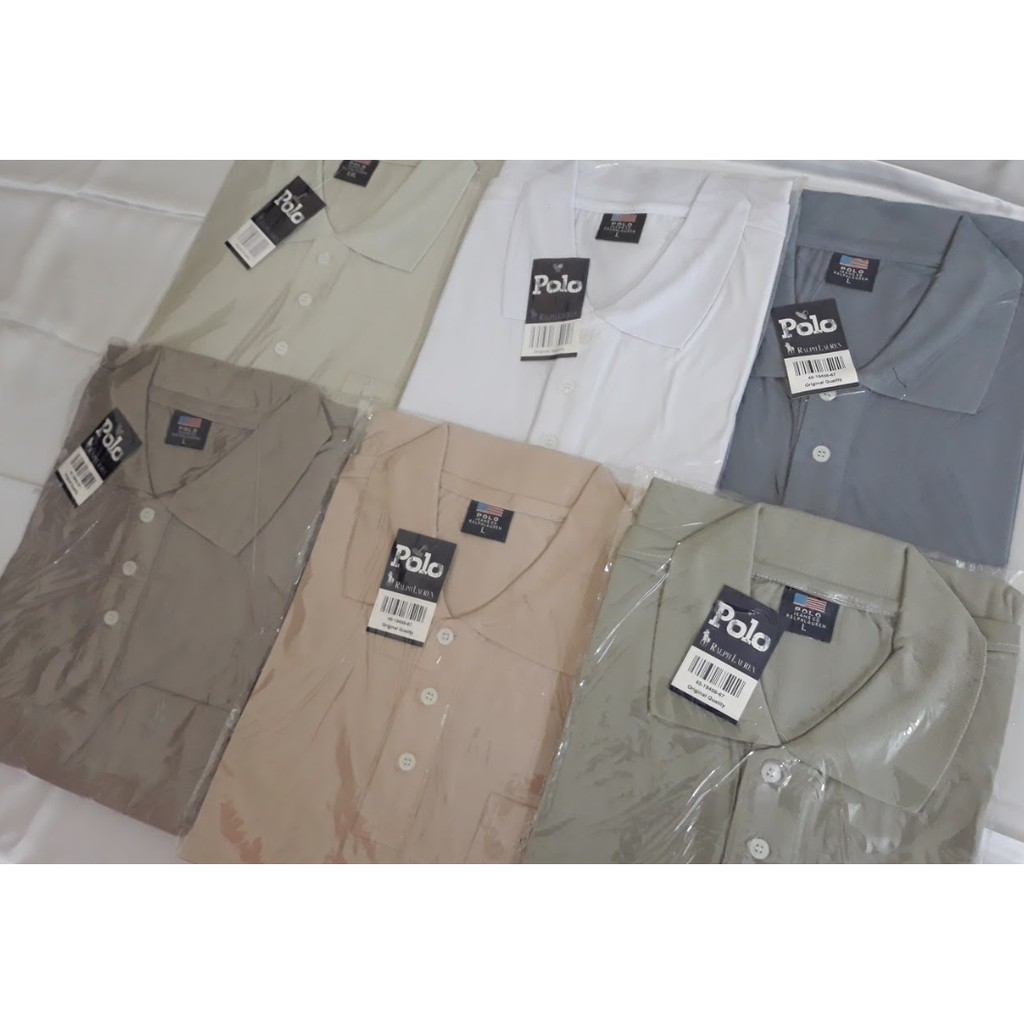 (Ảnh thật) Áo thun trung niên cotton Polo