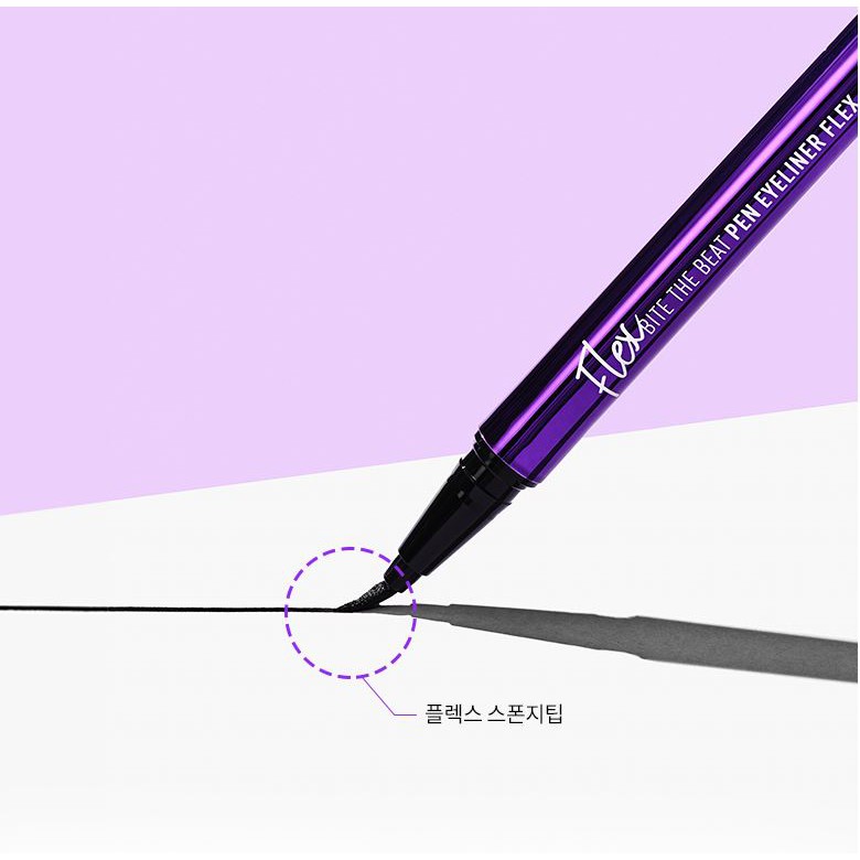 Bút Kẻ Mắt Nước Nét Mảnh, Sắc Nét, Lâu Trôi Merzy Bite The Beat Pen Eyeliner Flex 0.6g | BigBuy360 - bigbuy360.vn