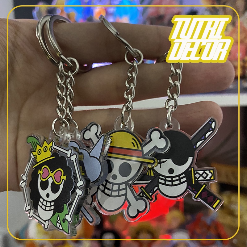 móc khóa đầu lâu ONEPIECE siêu sale