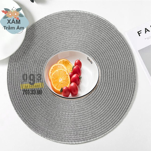 Khăn Lót Chén Dĩa Tròn 38x38 cm
