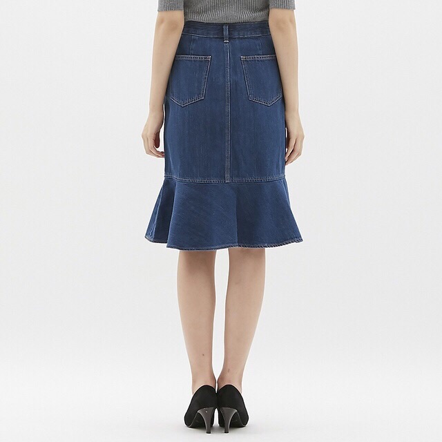 Chân váy bò đuôi cá denim Nhật Bản