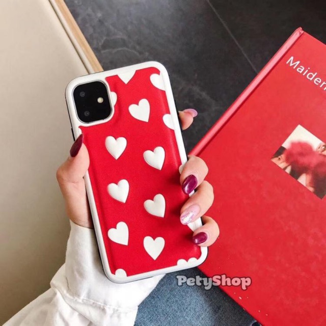 Ốp lưng tim đỏ ip promax ❤️