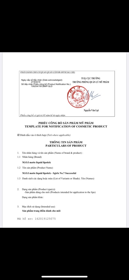 Son kem lì - Sgirl by MOI- Hồ Ngọc Hà