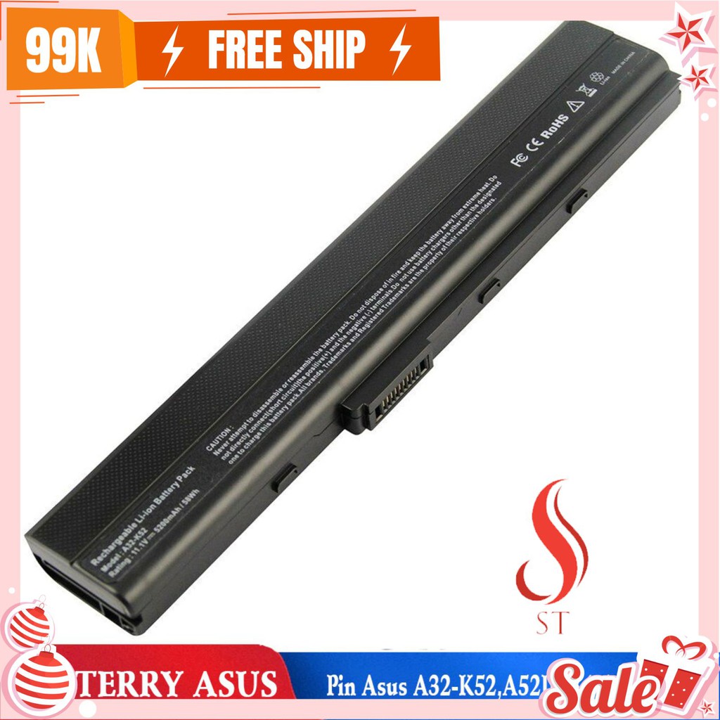 Pin laptop Asus.K52 K52E K52F K52J K52JC K52D K52N