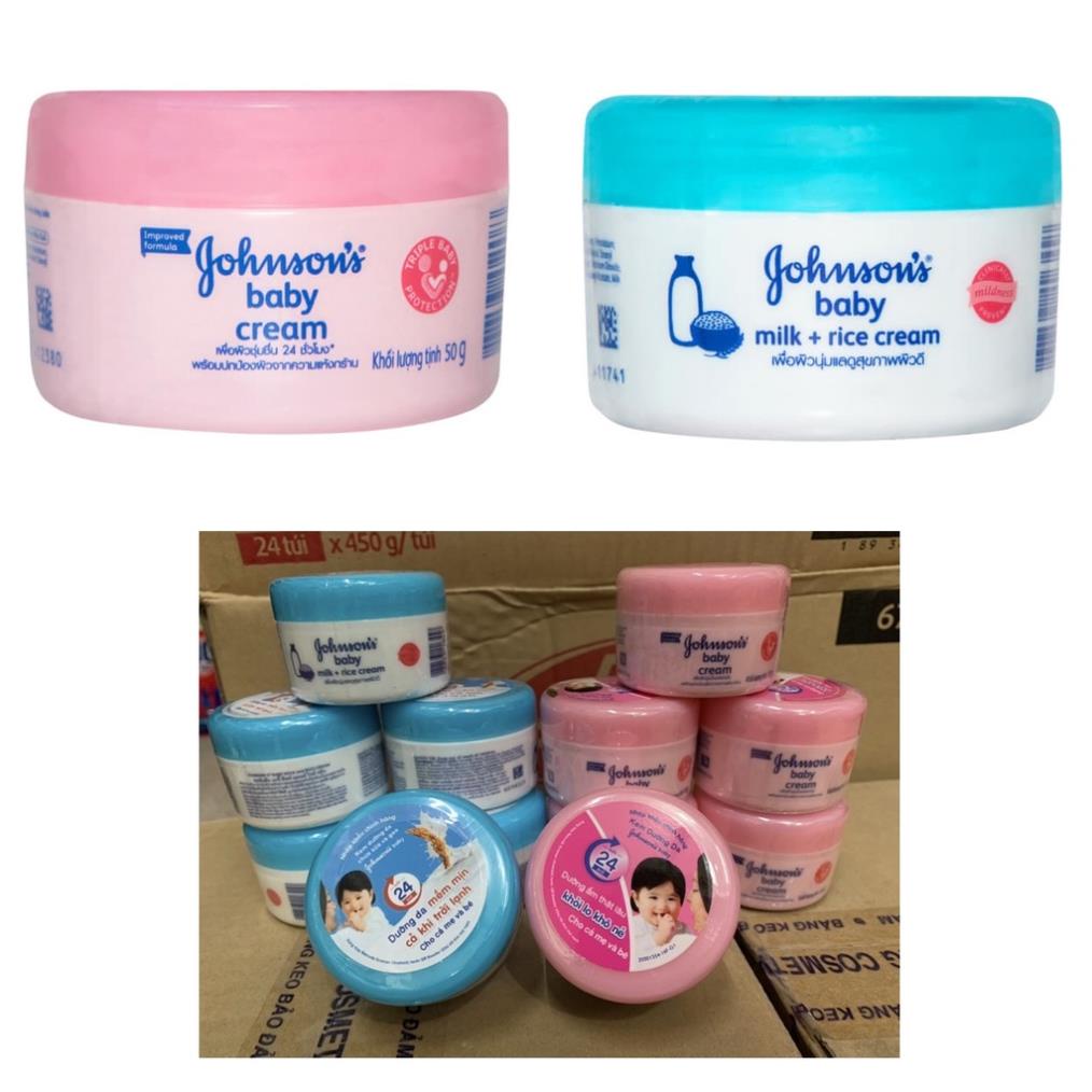 Kem Dưỡng Ẩm Johnson's Baby 24 Giờ