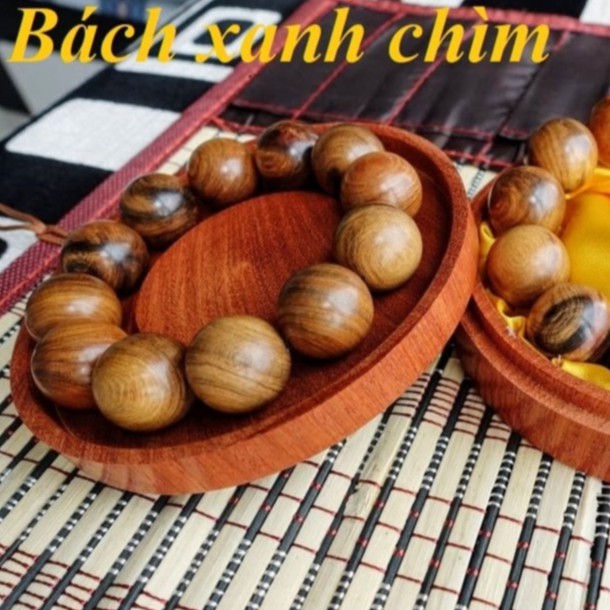 Vòng gỗ Bách xanh chìm, nhiều size