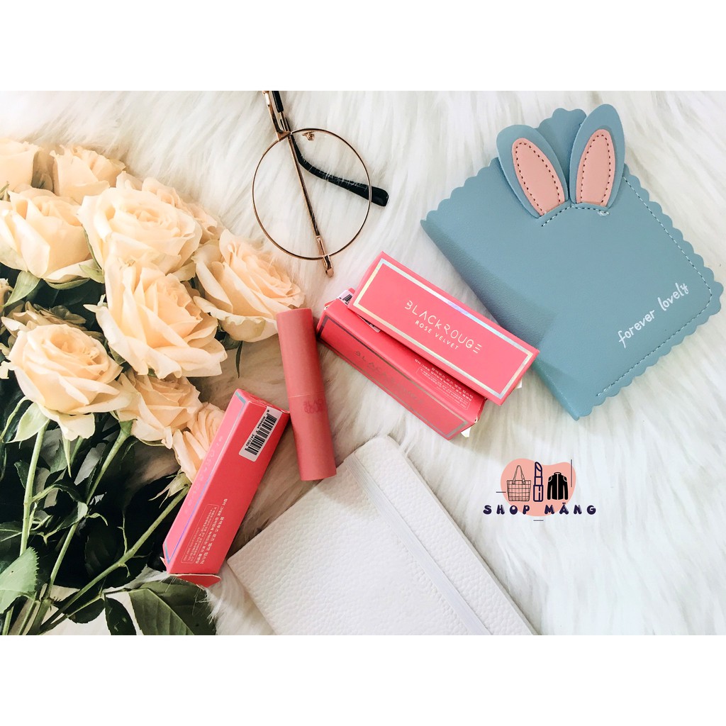 Son thỏi Black Rouge Rose Velvet Lipstick