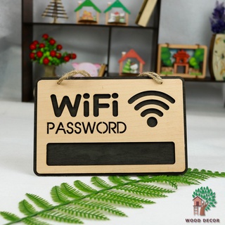 Bảng gỗ decor, bảng gỗ trang trí chữ wifi nhiều mẫu