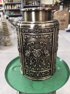 HỘP ĐỰNG CHÈ ĐỒNG GIẢ CỔ