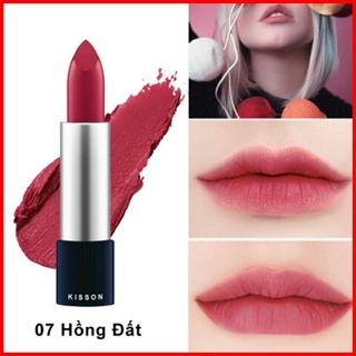 Son lì mịn môi KISSON màu đỏ cam (03)