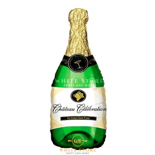 Bong Bóng Trang Trí Hình Chai Rượu Vang