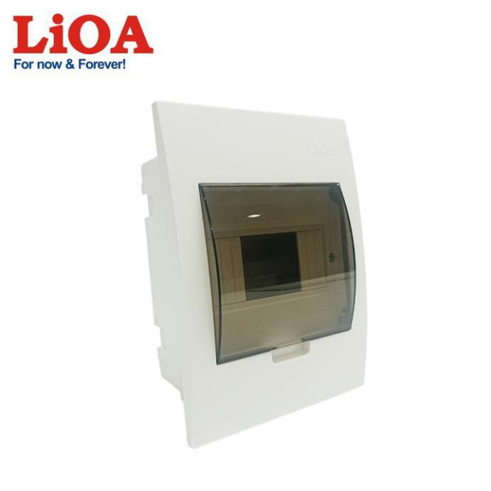 [CHÍNH HÃNG LIOA] Tủ điện LiOA đế nhựa dùng cho MCB, MCCB, RCBO chứa 3 đến 6 aptomat (SE4FC3/6LA)