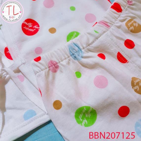 Thời trang trẻ em - Bộ quần áo cột dây chấm bi xinh xắn – Quần áo bé trai - Bộ bé trai - Quần áo bé gái - Bộ bé gái