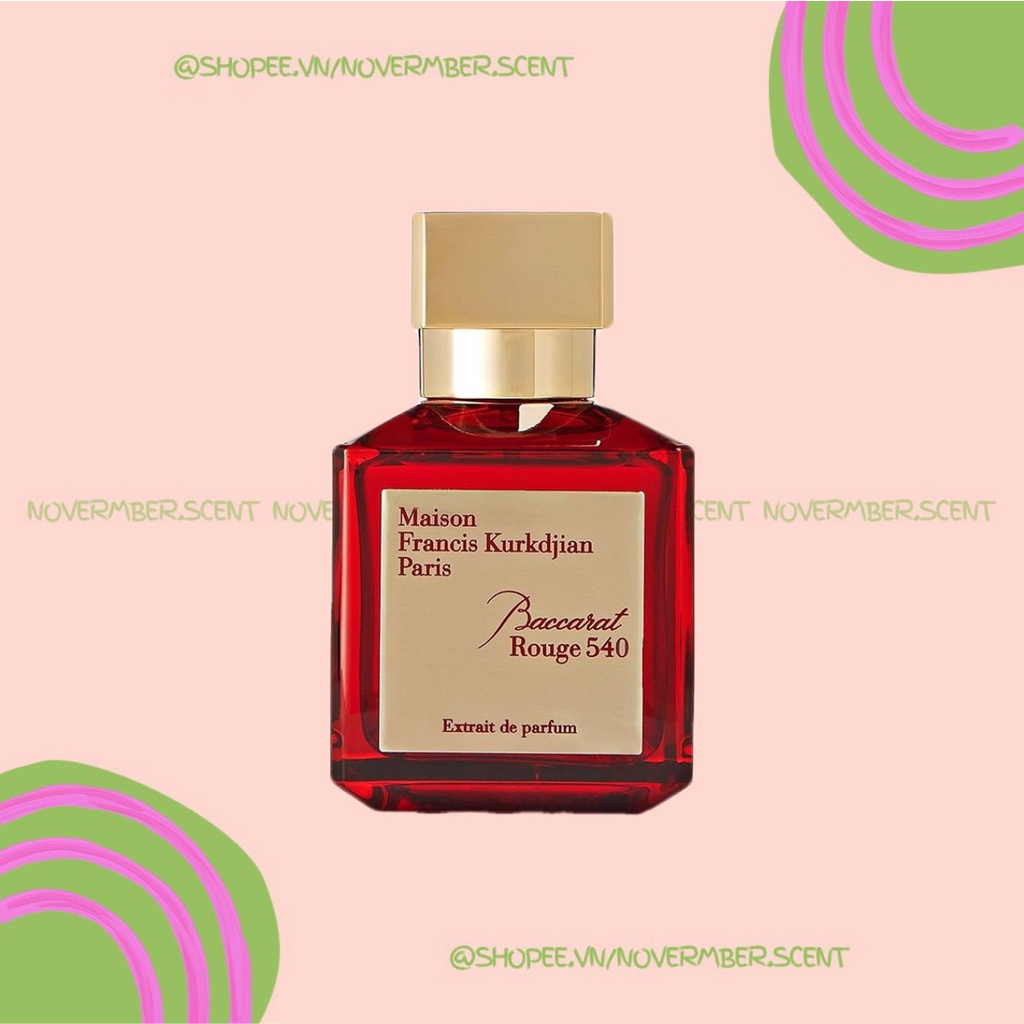 ❣ Nước hoa Maison Baccarat Rouge 540 Extrait - ᴛᴇsᴛᴇʀ 5ᴍʟ/10ᴍʟ/20ᴍʟ