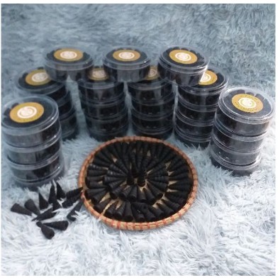 Hương  Nụ Trầm Đen Nhựa Trám Nguyên Chất - hộp 35 nụ