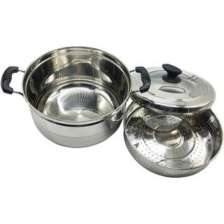 [Chính hãng] Xả kho Nồi hấp 1 tầng nấu bếp từ Hoàng Gia cỡ  25cm SX tại Việt Nam