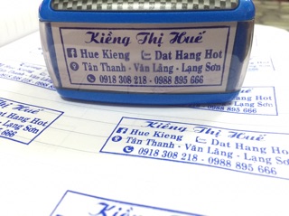 Dấu shiny S-5822 - Khắc dấu online