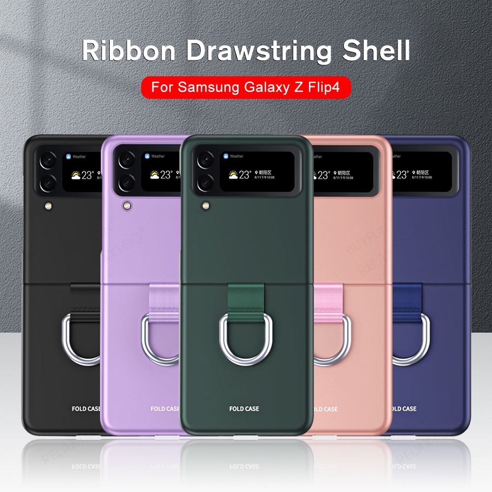Bao Da Điện Thoại Siêu Mỏng Chống Sốc Cho samsung galaxy z flip4 flip 4 5 3 5g zflip4 Ốp