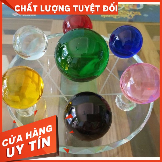 Đĩa cầu thất tinh - 7 viên cầu pha lê phong thủy theo mệnh cao cấp